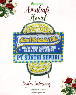 Papan Bunga Duka di Wale
