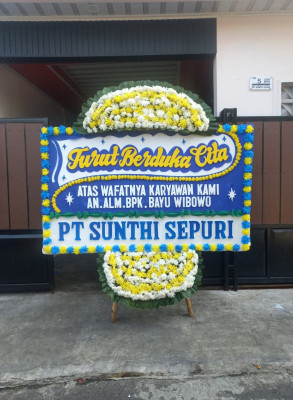 Papan Bunga Duka di Wale